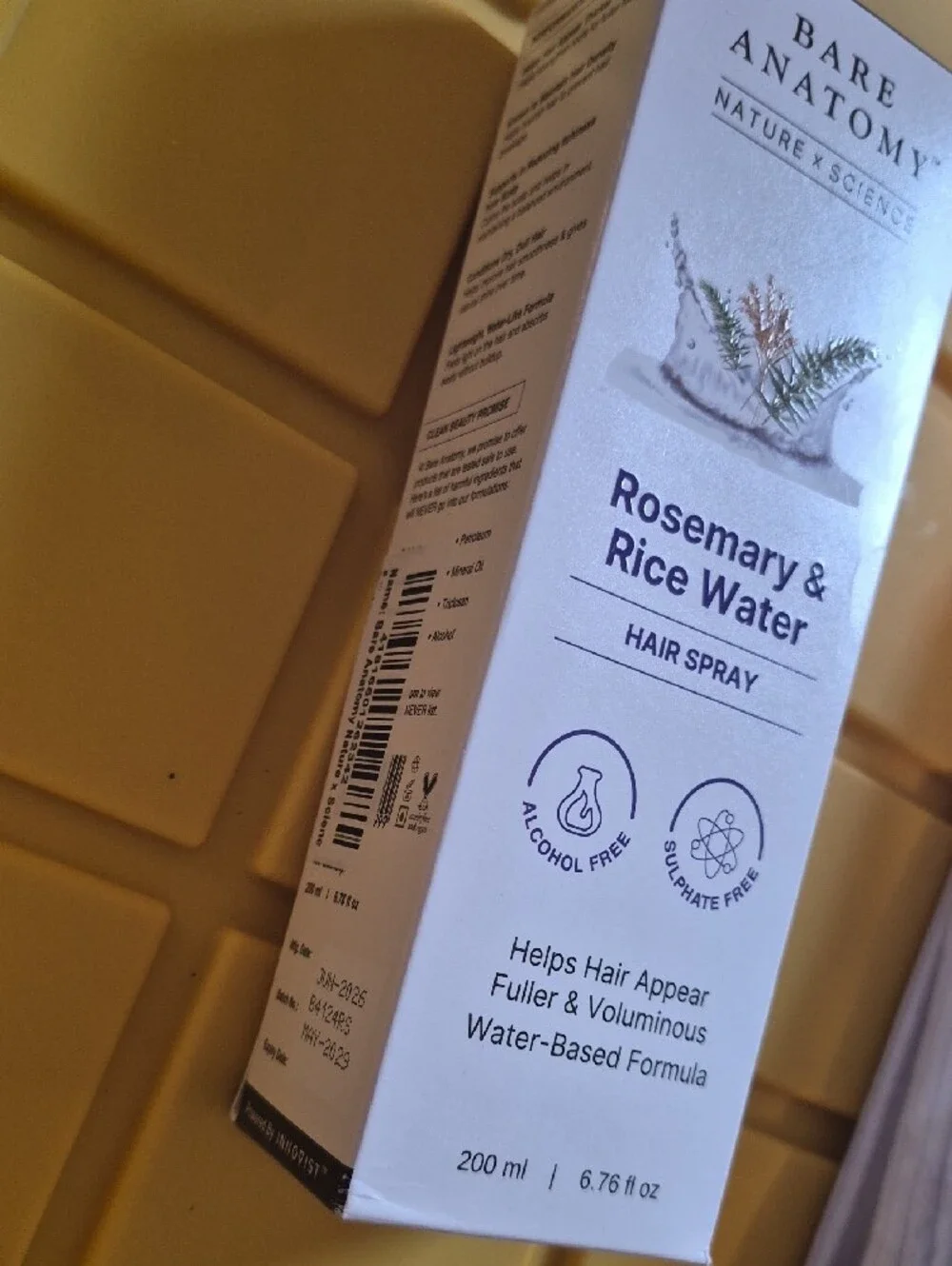 Rosemary & Rice Water Hair Spray - White